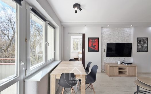 WIEJSKA | 3 POKOJE | BALKON | ZIELEŃ I WIDOK NA RZEKĘ | 44,70 m²