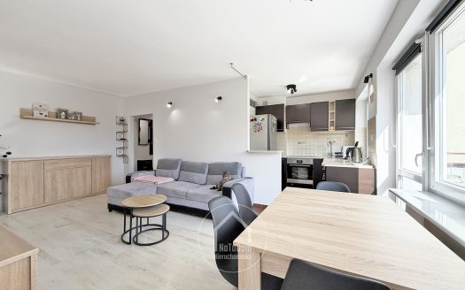 WIEJSKA | 3 POKOJE | BALKON | ZIELEŃ I WIDOK NA RZEKĘ | 44,70 m²