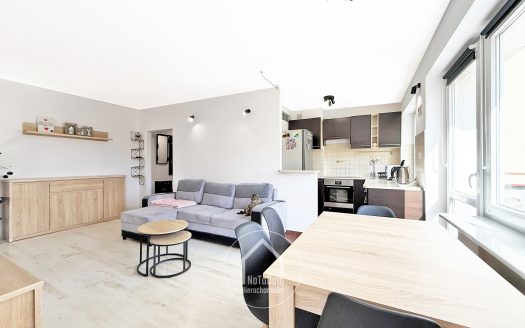 WIEJSKA | 3 POKOJE | BALKON | ZIELEŃ I WIDOK NA RZEKĘ | 44,70 m²