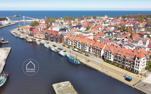 Apartament przy Bulwarze Portowym | Ustka | 41,95 m² | widok na Port